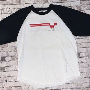 Weezer Raglan Baseball Rock T-Shirt XL